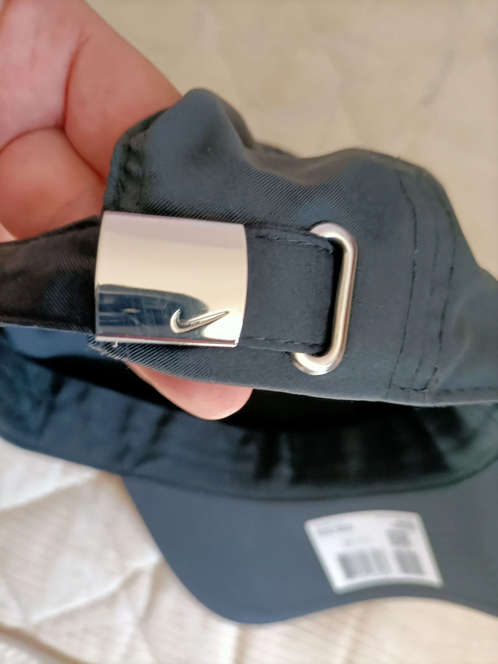 Boné Nike Heritage86 com Swoosh de Metal Preto - Novo – photo 6